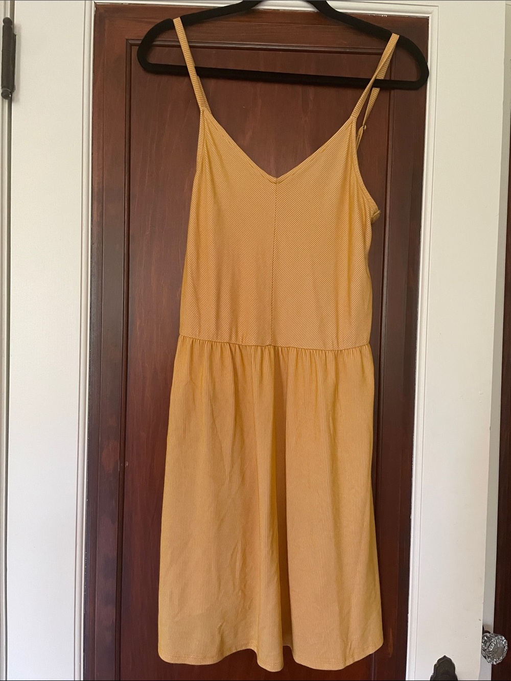 Yellow tank dress